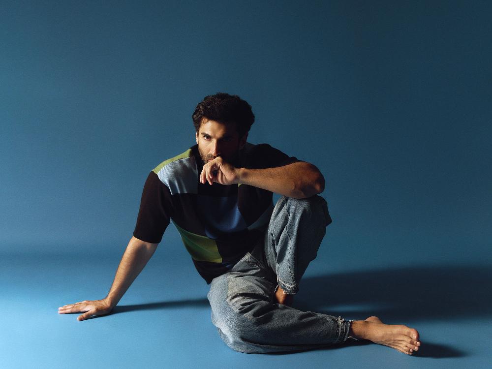 Aditya Roy Kapur in Lovebirds T-shirt, Rkive City jeans