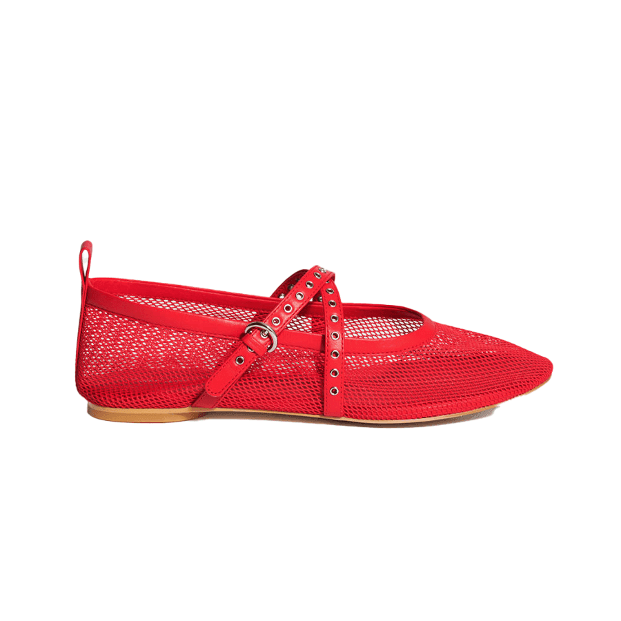 & Other Stories mesh ballet flats