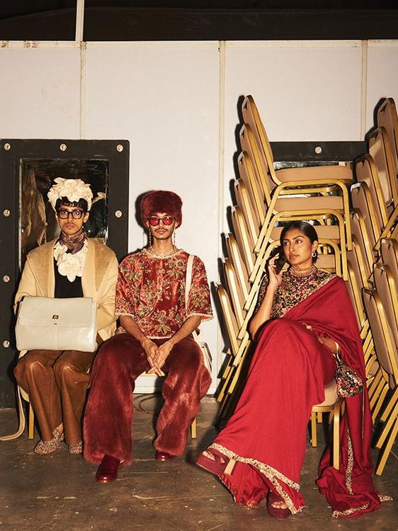 Backstage at Sabyasachi’s 25 year anniversary show