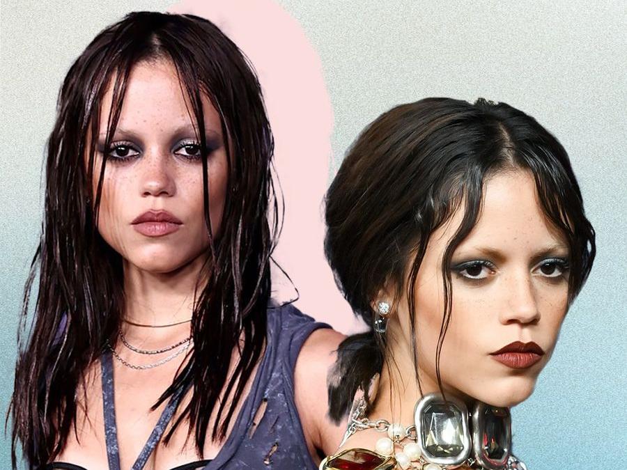 Jenna Ortega no commitment bangs 