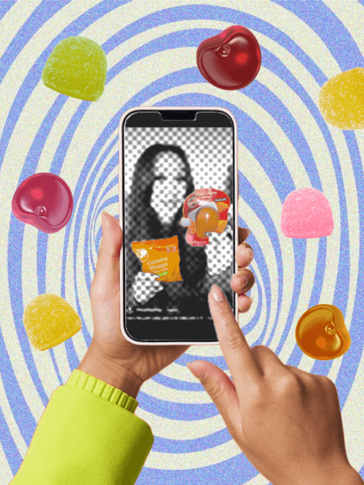 CBD gummy content is trending on Instagram Reels and TikTok