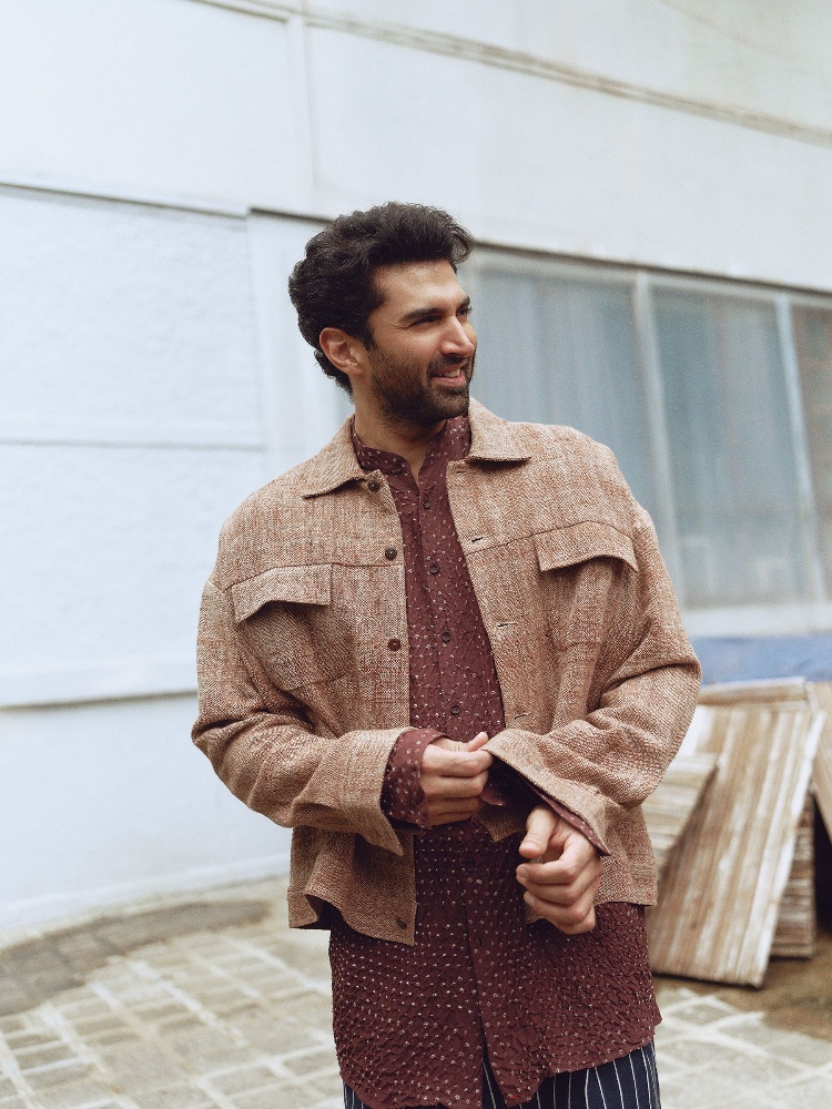 Aditya Roy Kapur in 11.11/eleven eleven kurta and jacket and Eka pants