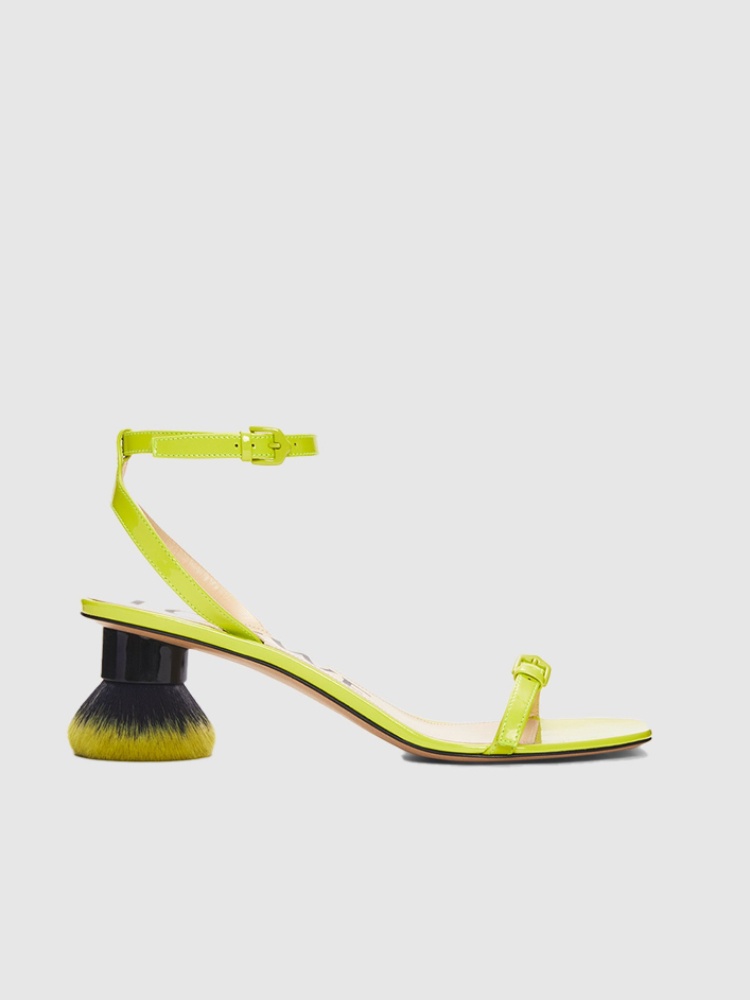 Loewe Petal-Brush heel sandals