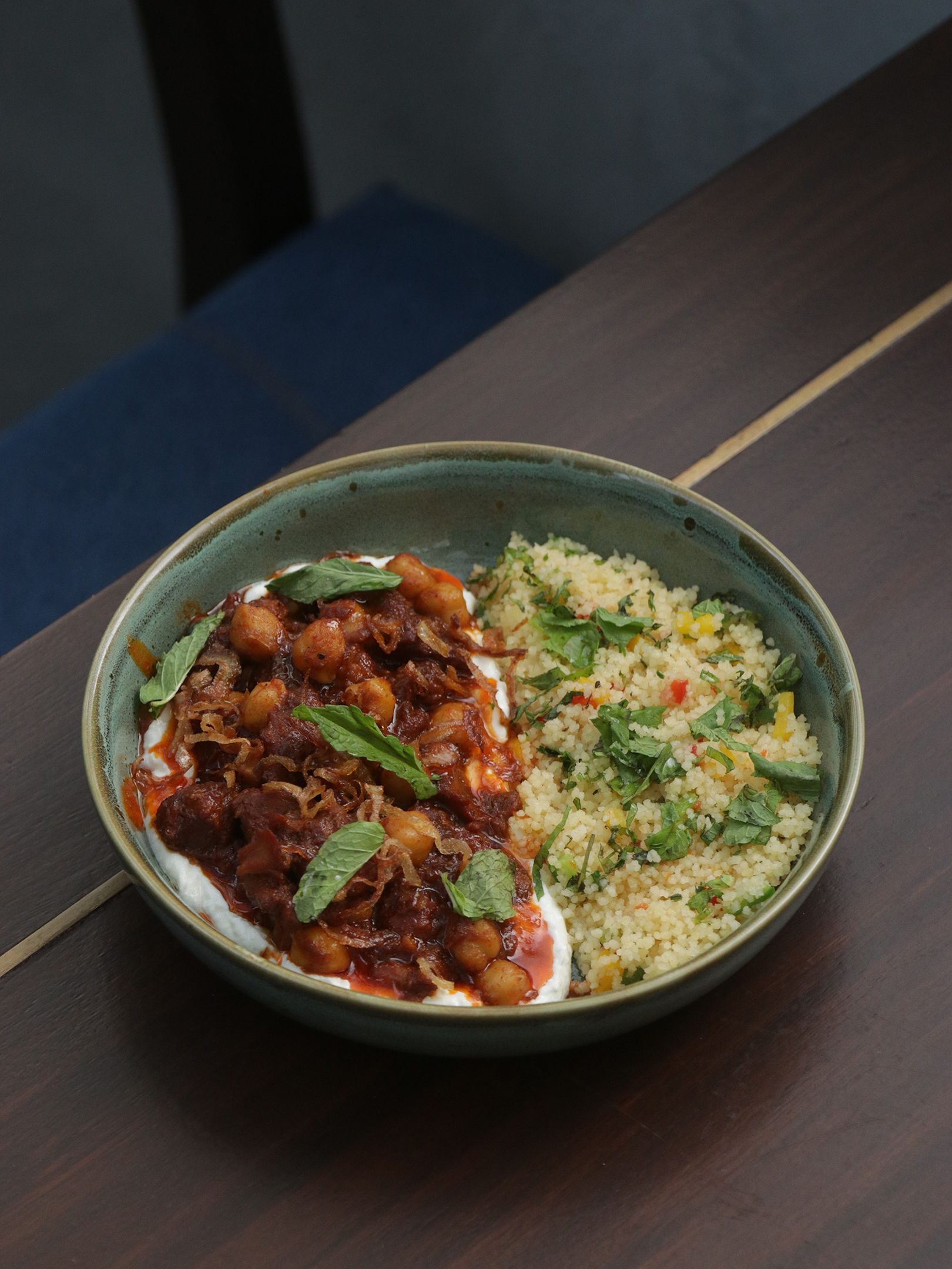 The morrocan lamb at The Deli