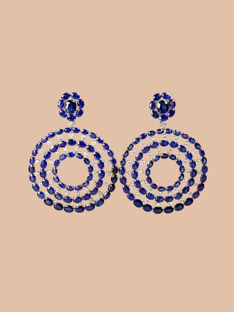 Earrings by Goenka India