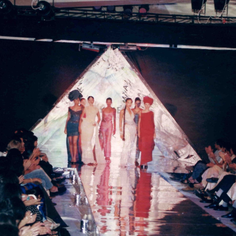 One of the earliest Lakmé Fashion Week shows that featured Wendell Rodricks, Tarun Tahiliani, and Raghavendra Rathore