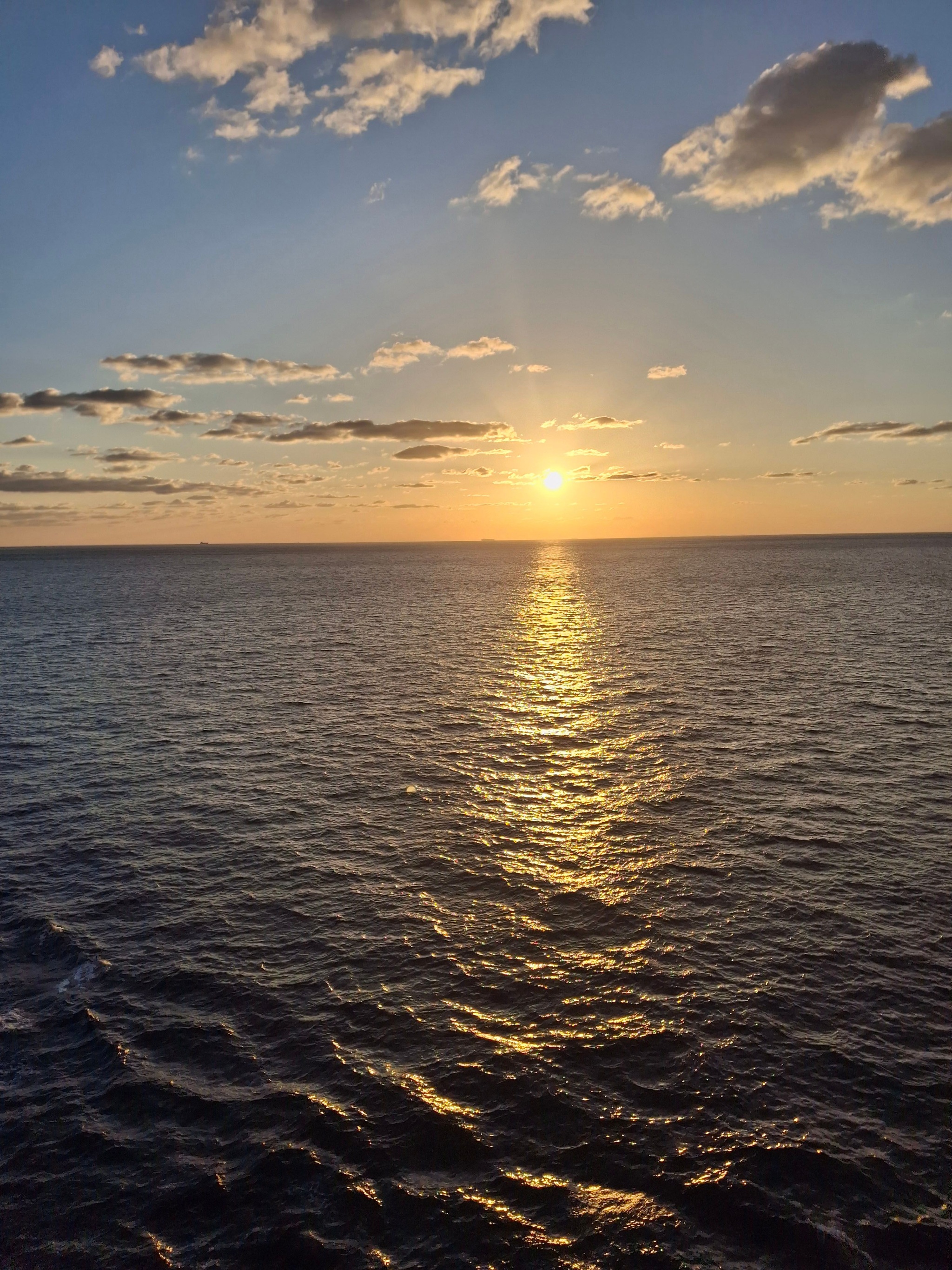Norwegian aqua cruise line sunset
