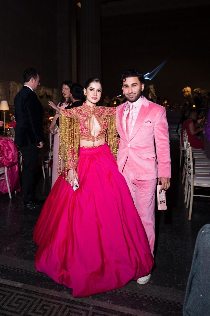 Orry and Uorfi Javed at the Pink Ball