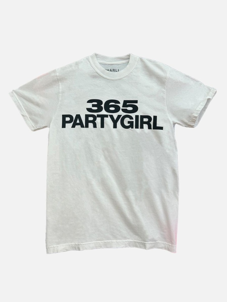 365 Partygirl merchandise t-shirt by Charli XCX