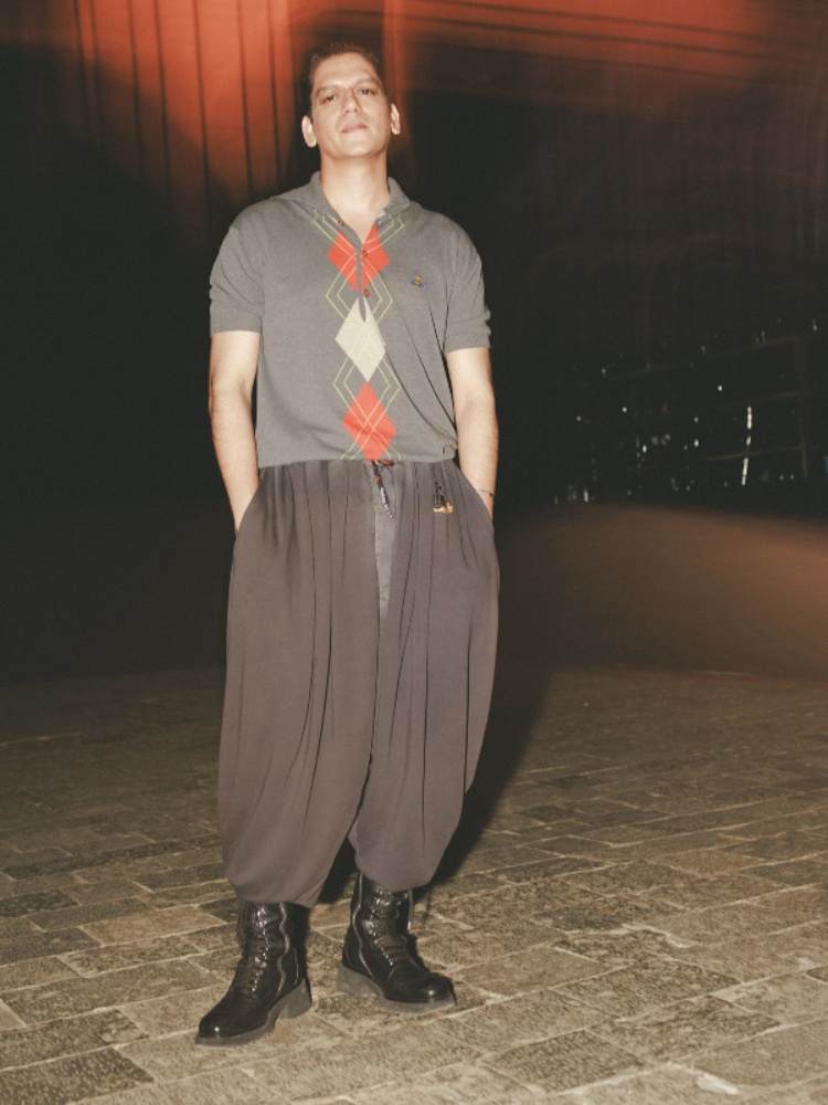 Actor Vijay Varma in Vivienne Westwood