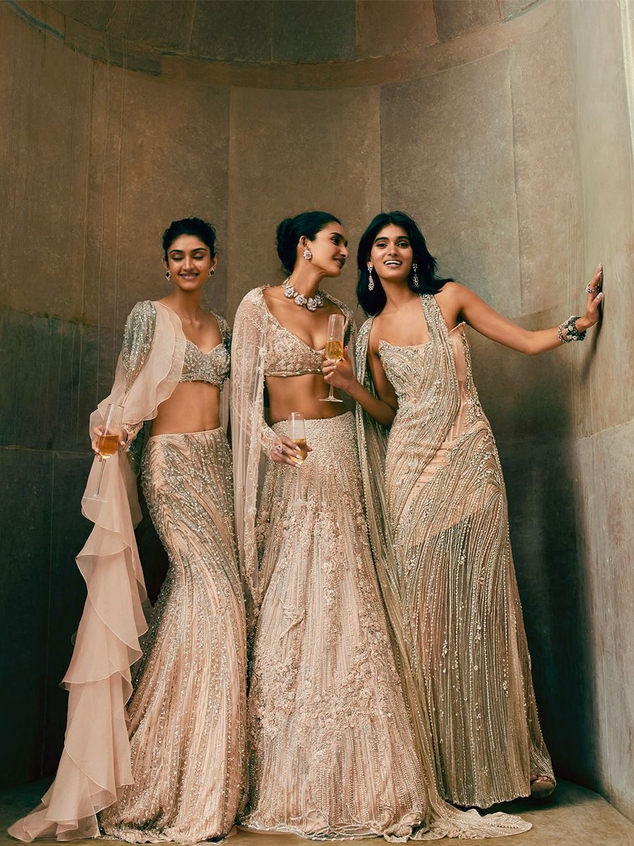 Gaurav Gupta Couture Metallic Lehenga, The Nod Mag