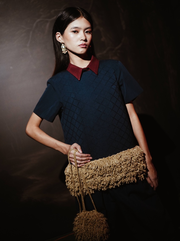 Models wearing looks by Patricia Zadeng of Lapâr