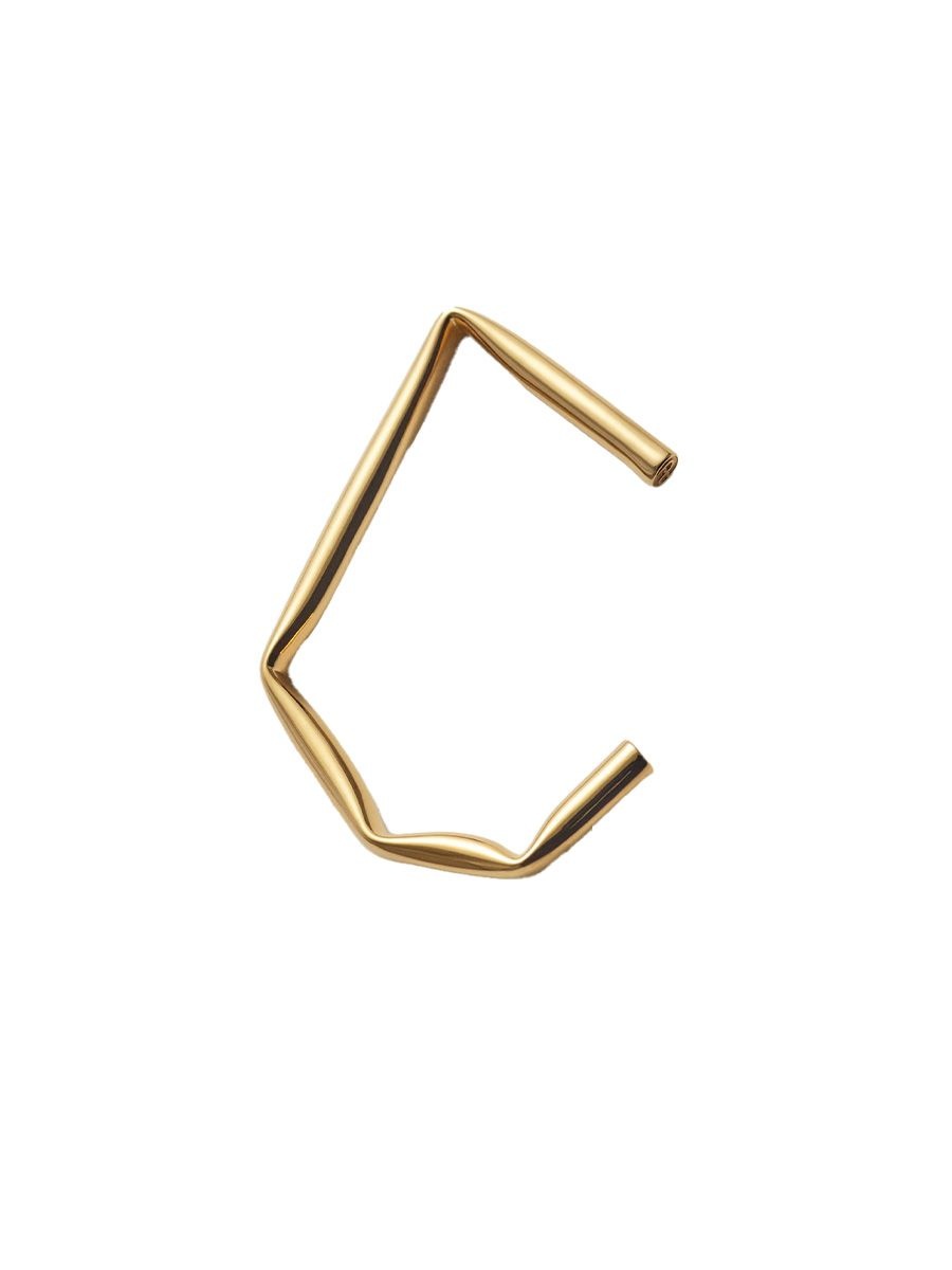 All Blues gold plated silver Straw bracelet