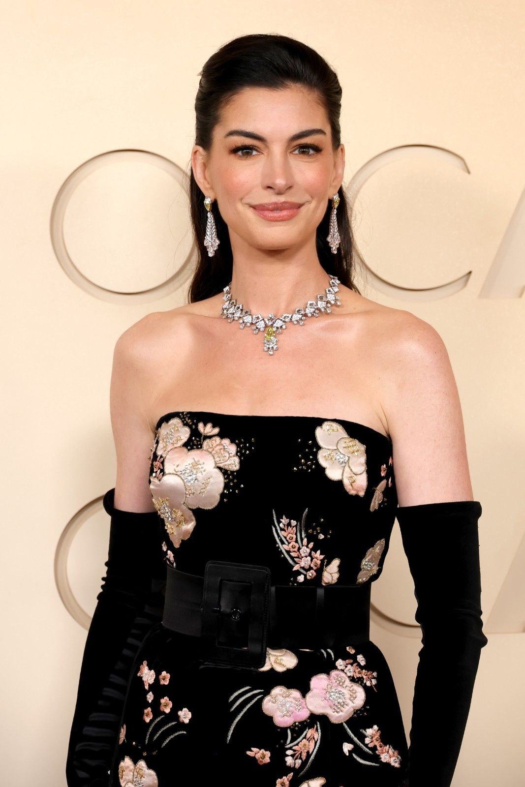 Anne Hathaway at the 2026 Oscars 