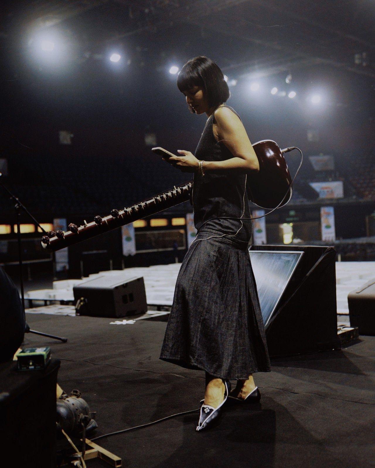 Backstage with Anoushka