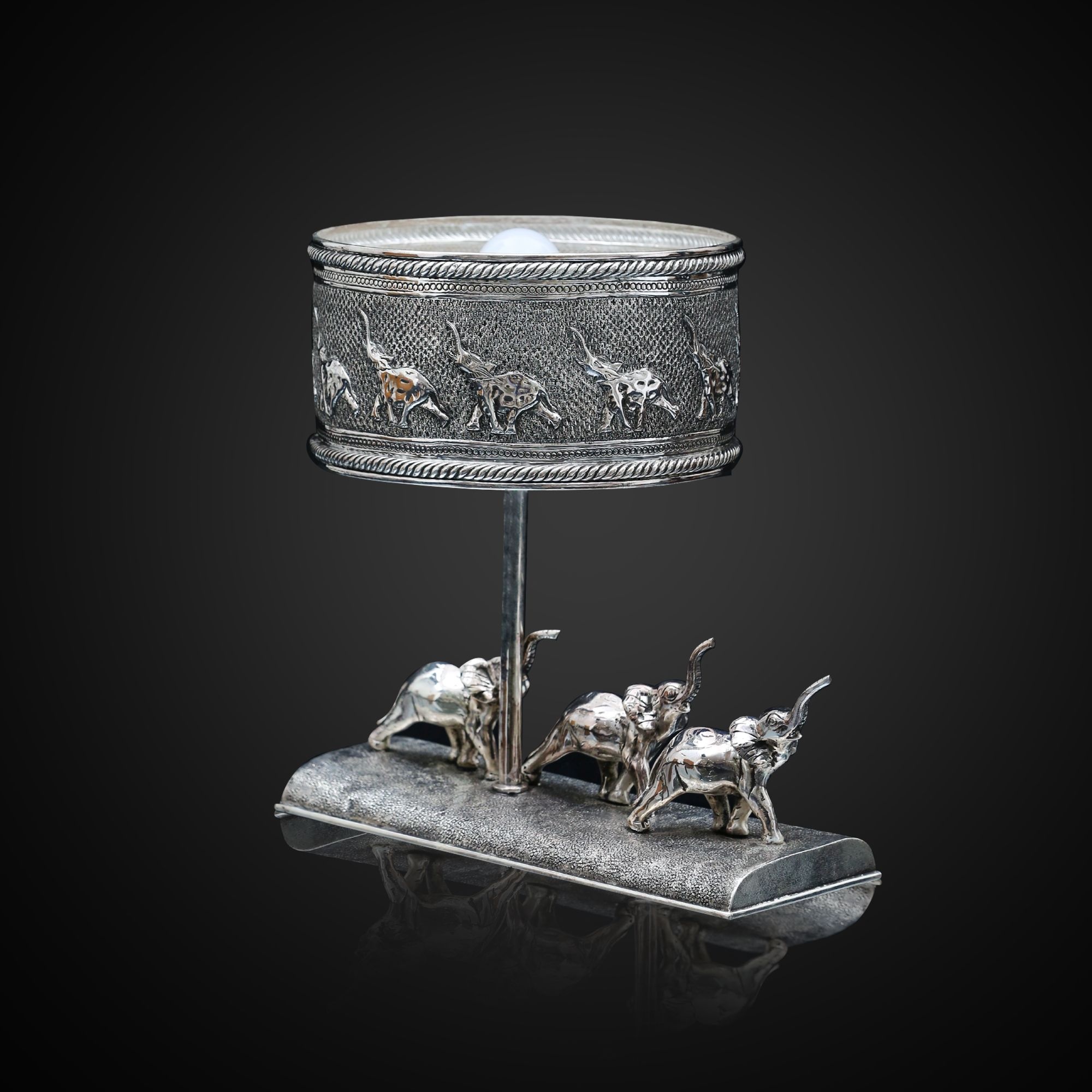 Silver Bed Lamp from Argentum Arts