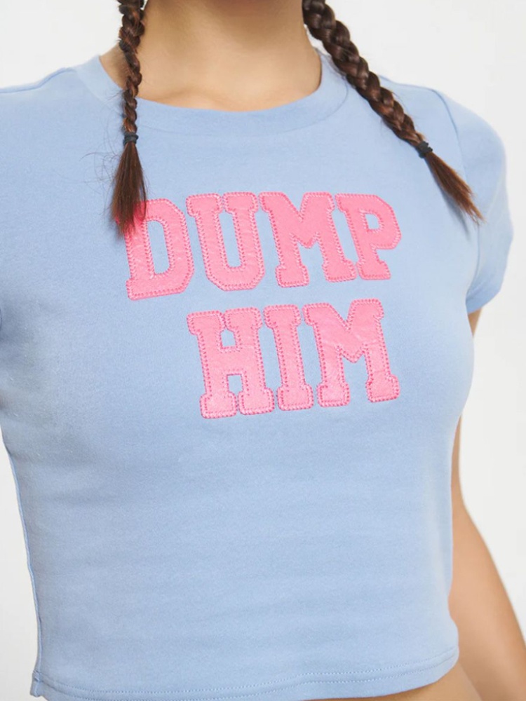 Dump Him baby tee by Juicy Couture