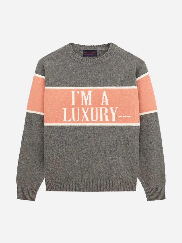 Im a luxury sweater by Gyles & George