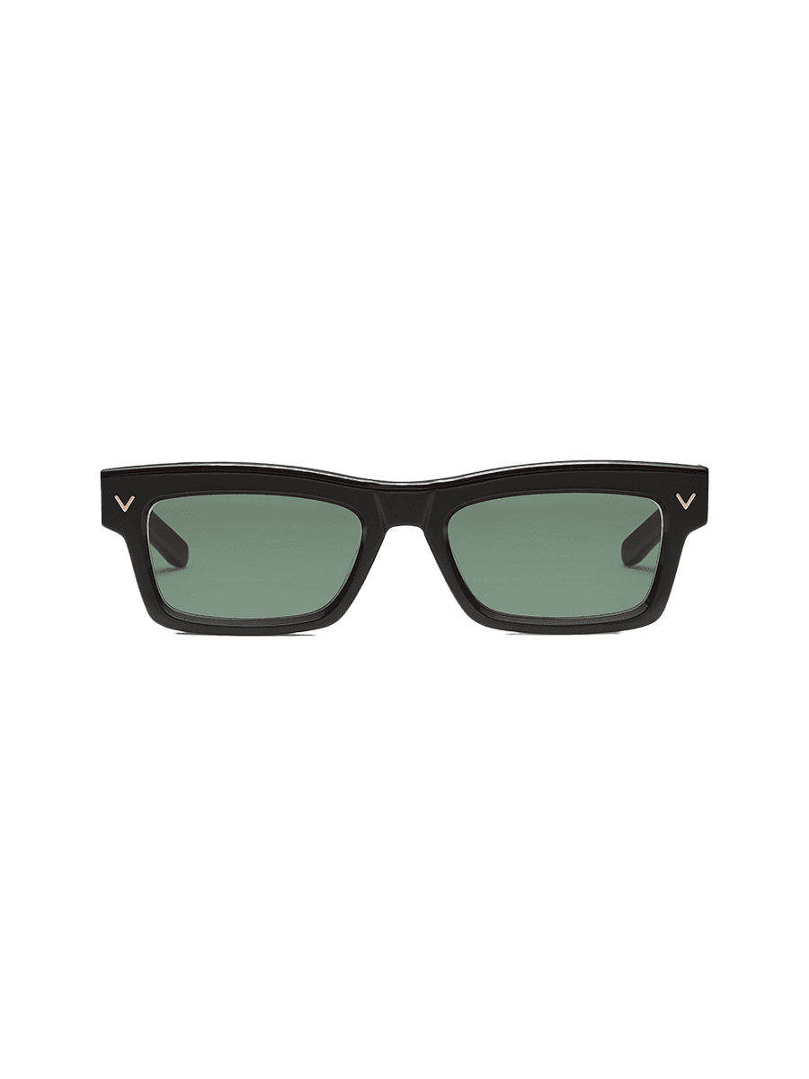 Valentino V-Sharp rectangular acetate frame
