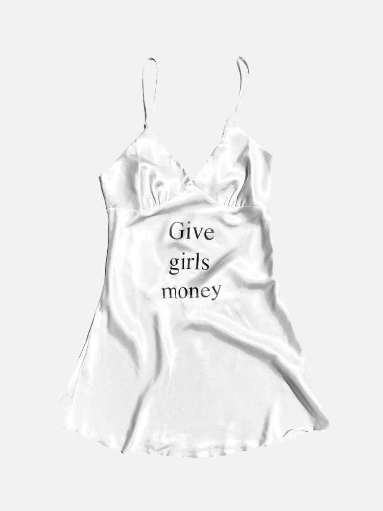 Give girls money slip dress by Praying