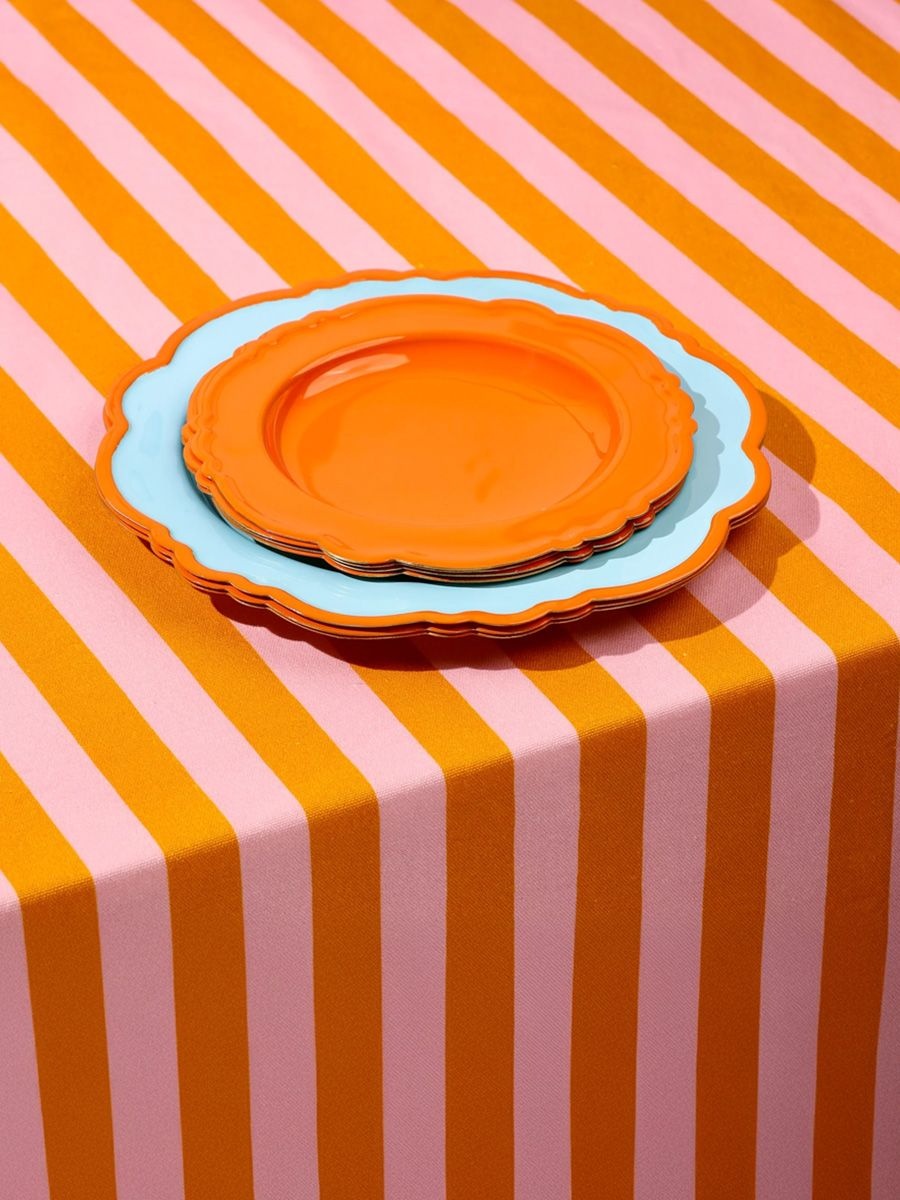 Nonna's Striped tablceloth