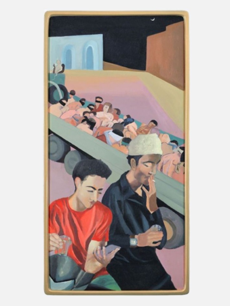 ’8 pm traffic jam’ by Moonis Ijlal