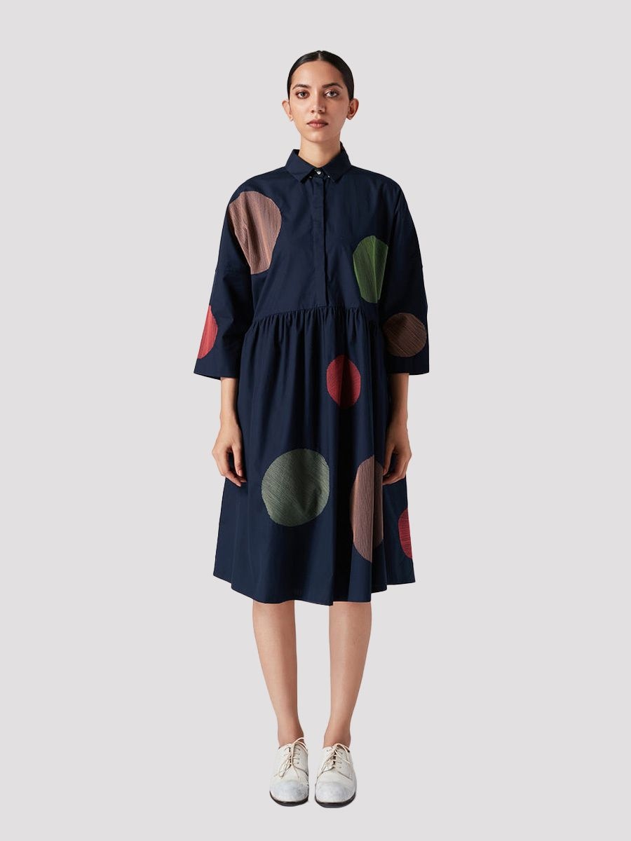 Cotton embroidered dress, Rajesh Pratap Singh