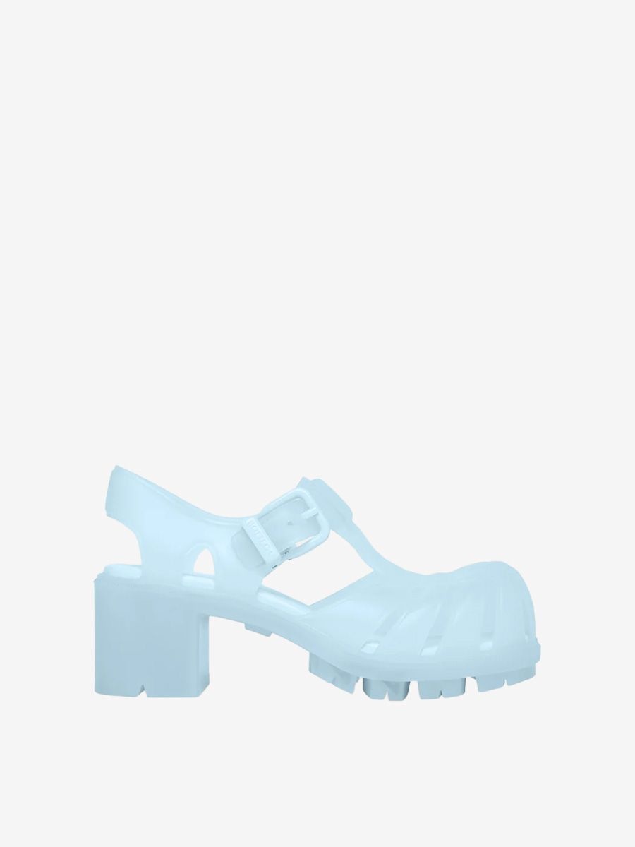 Bottega Veneta Medusa jelly fisherman sandals