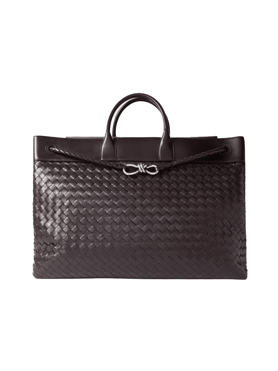 Avenue Maxi embellished Intrecciato leather tote, Bottega Veneta