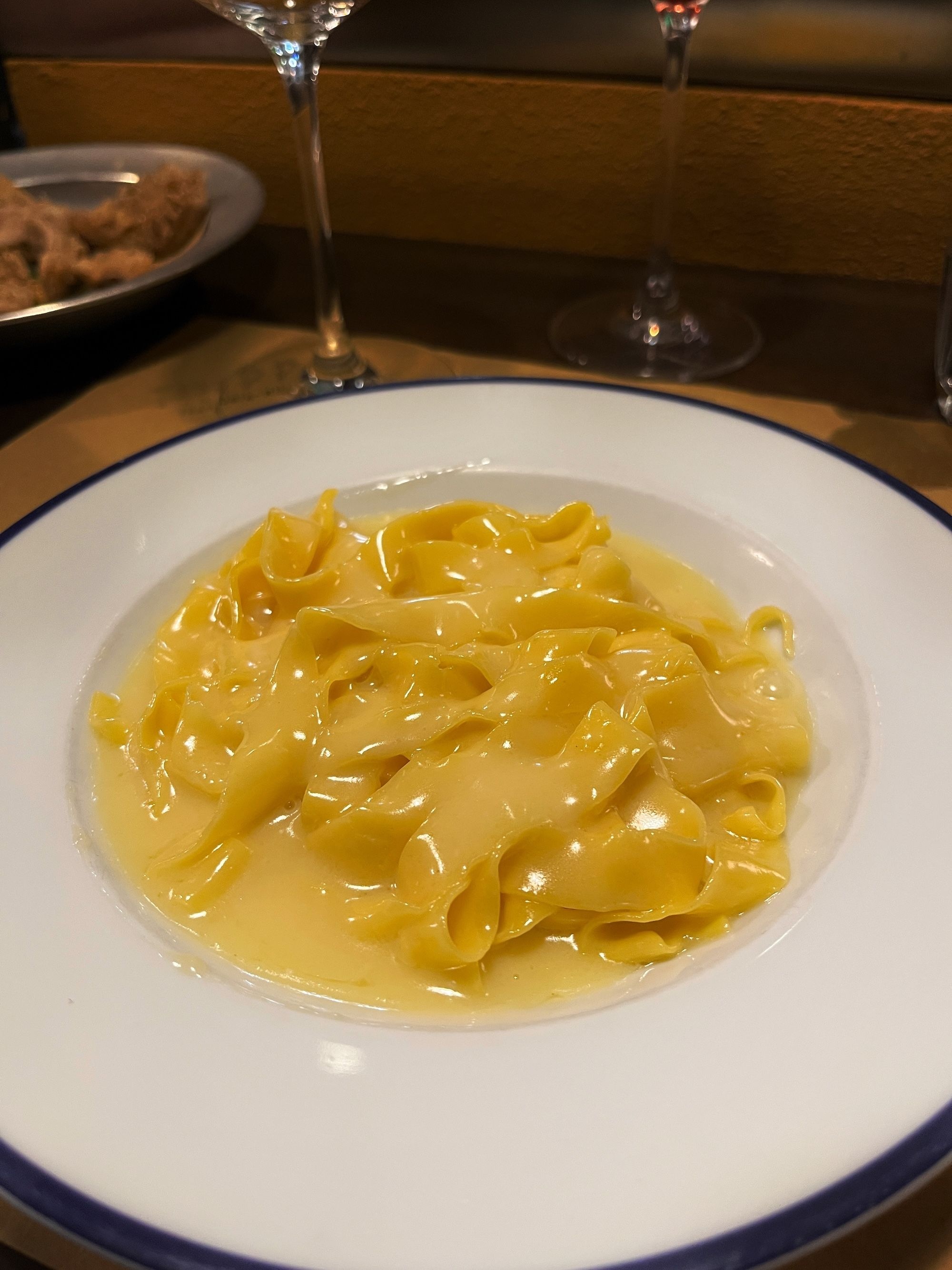 Butter and parmesan tagliatelle