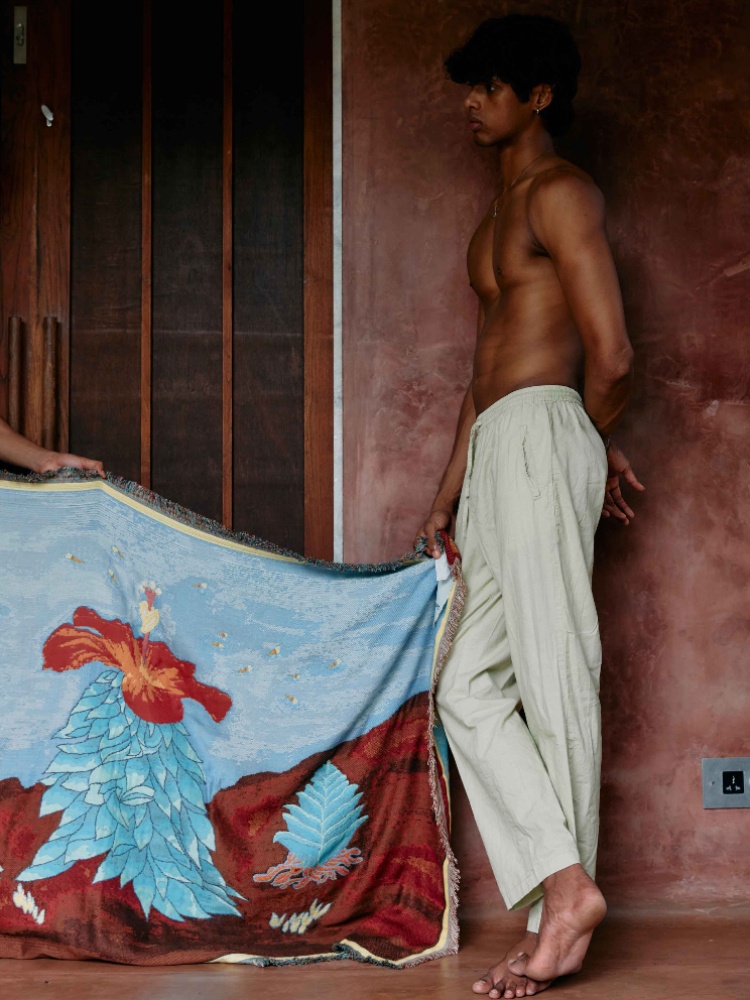 The Zirad Throw and pyjamas by Shift