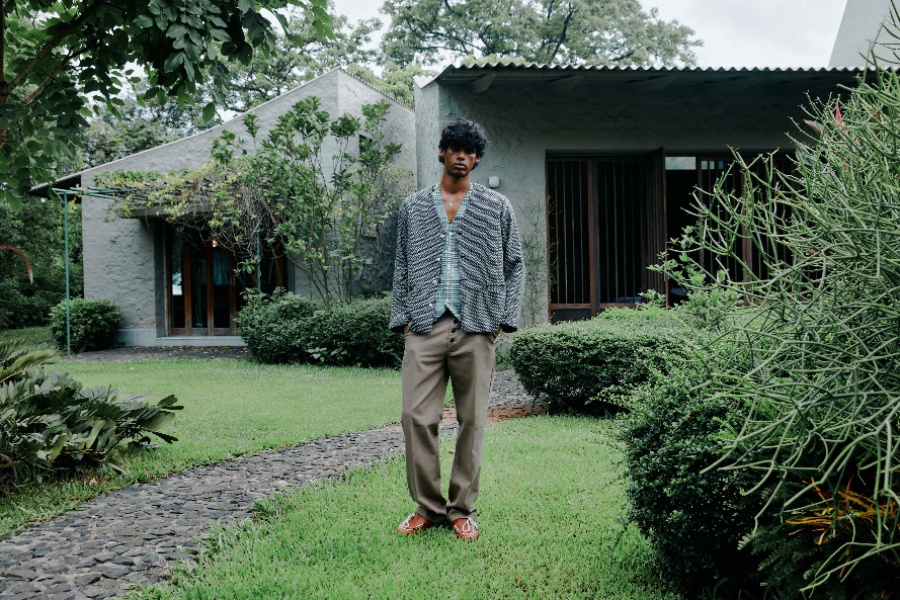 A look from the new menswear collection by Shift by Nimish Shah