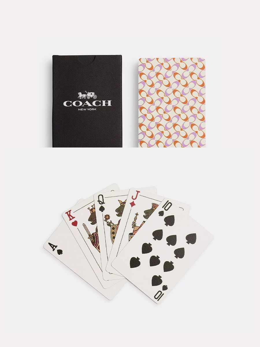 Coach signature playing cards 