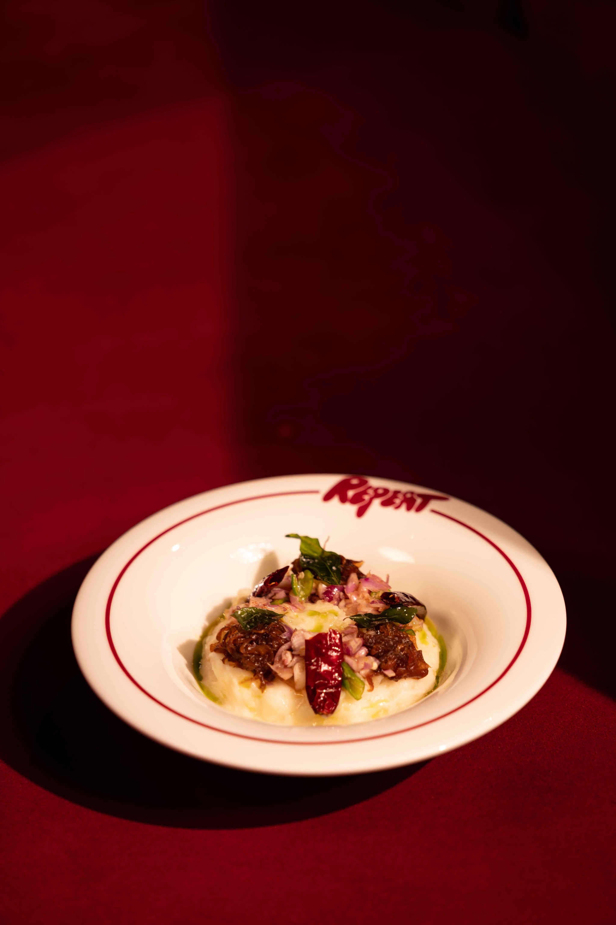 Kappa topped with caramelised onion and bacon Repeat kochi