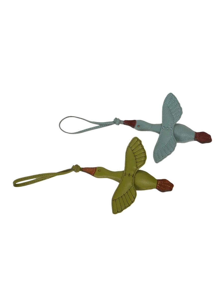 Raven leather charm, Cord Studio