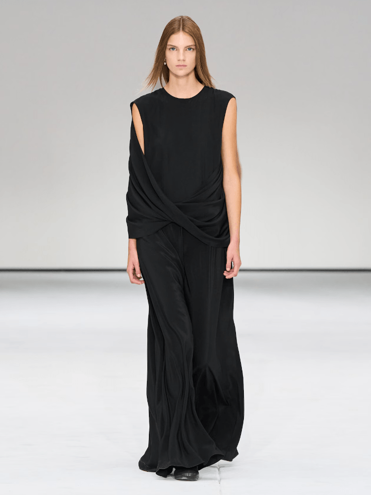 A womenswear look from the COS runway show at New York Fashion Week