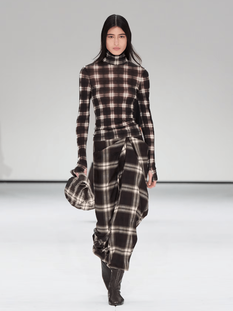 A womenswear look from the COS runway show at New York Fashion Week
