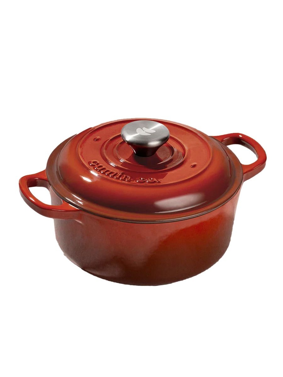 No. 9 enamel and cast iron Dutch oven, Cumin Co.