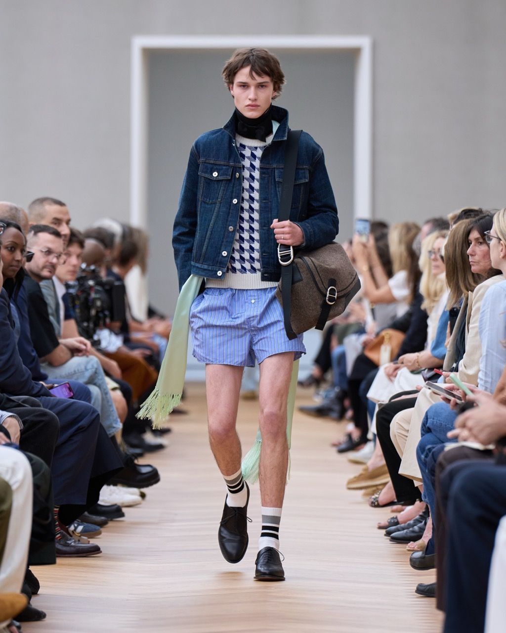 A look from Jonathan Anderson's first Dior Men's collection, The Nod Mag