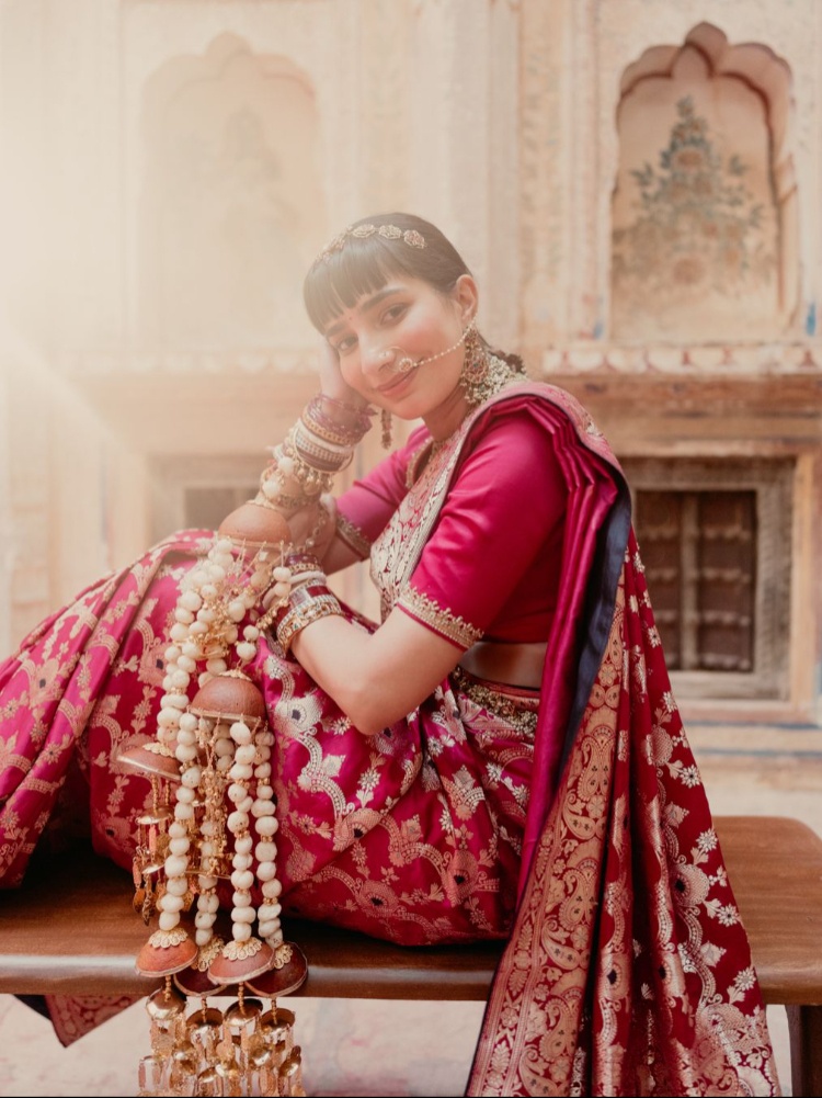 Devanshi Tuli on her wedding day