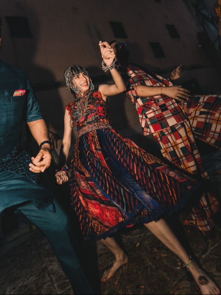 Devanshi Tuli and Pranoy Sarkar at their after party 