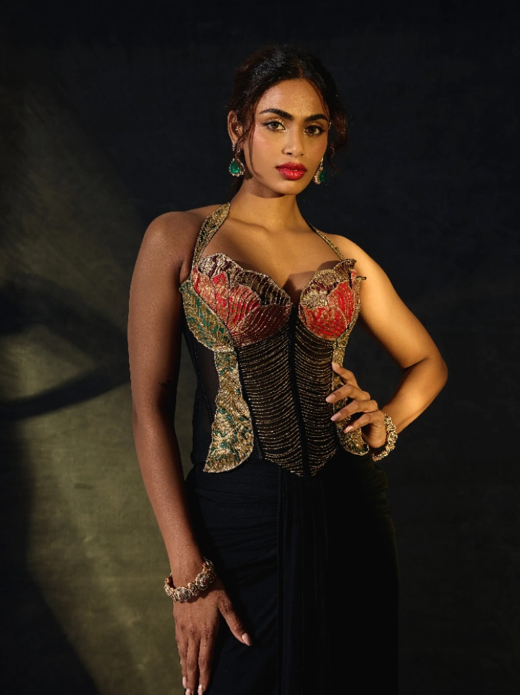 The Dahlia corset by Ashwin Thiyagarajan