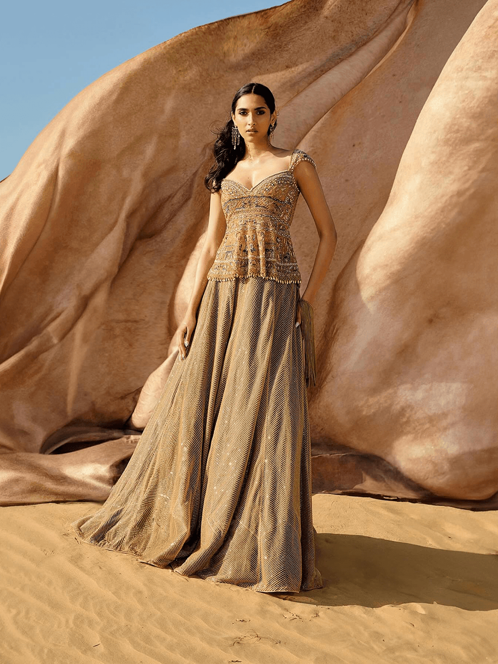 Kresha Bajaj, Destination Wedding Lehenga, The Nod Mag