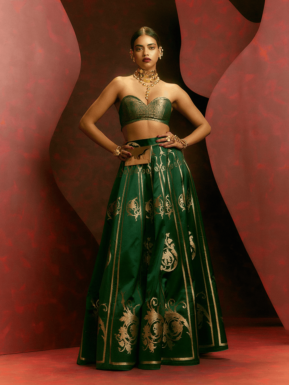 Ekaya Banaras, Destination Wedding Lehenga, The Nod Mag