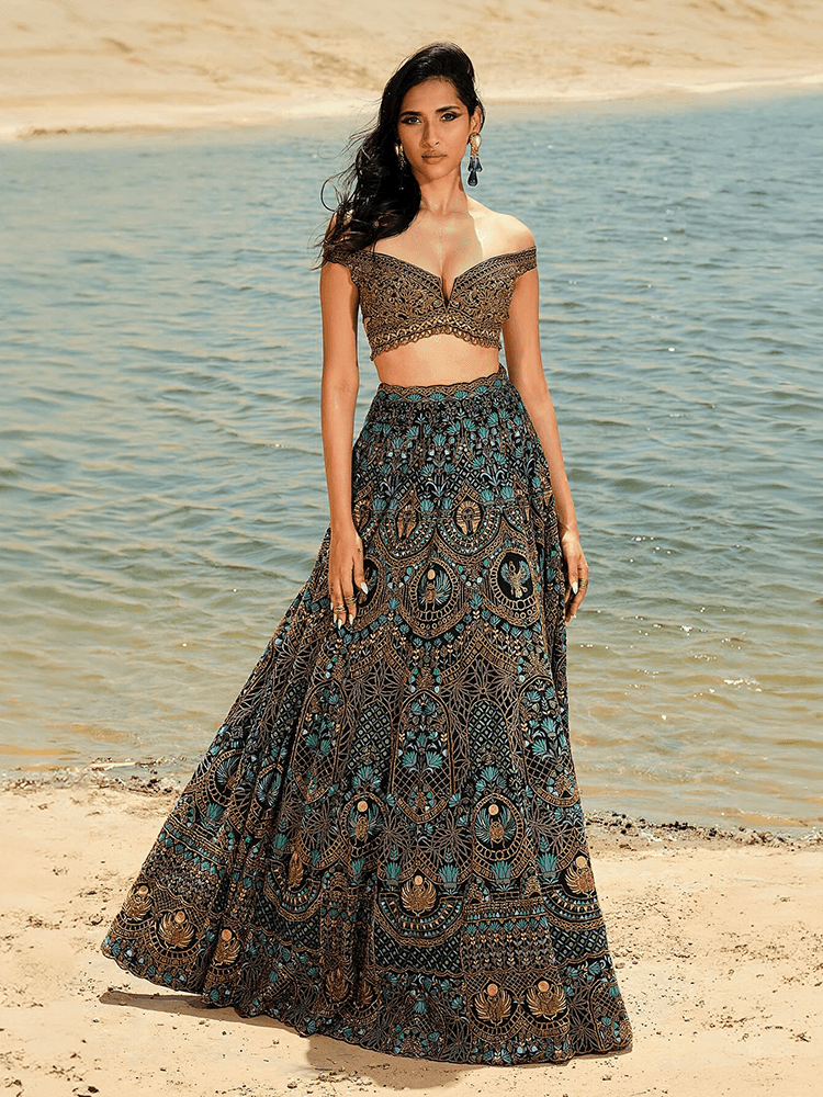 Kresha Bajaj, Destination Wedding Lehenga, The Nod Mag