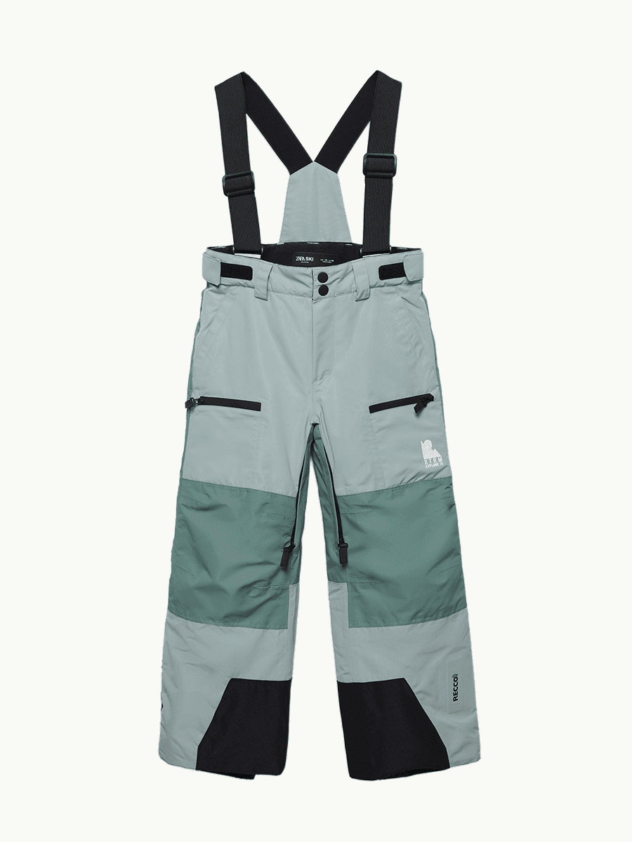 Zara Windproof and Water-repellent braced trousers recco®