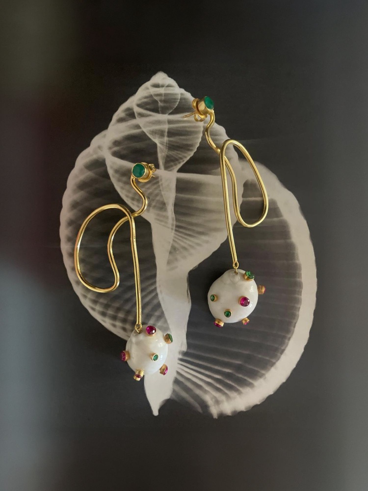 Designer earrings by Inca