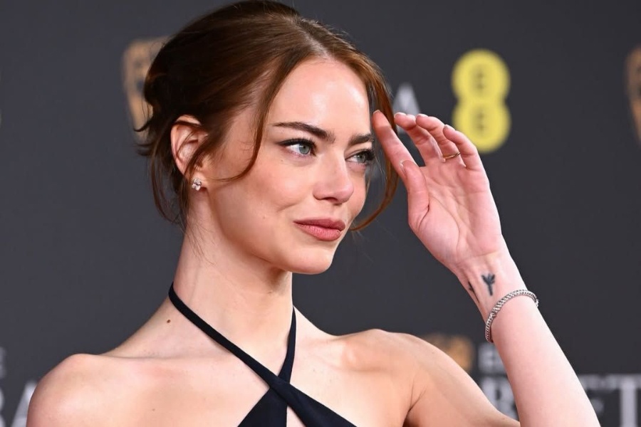 Emma Stone at the BAFTAS