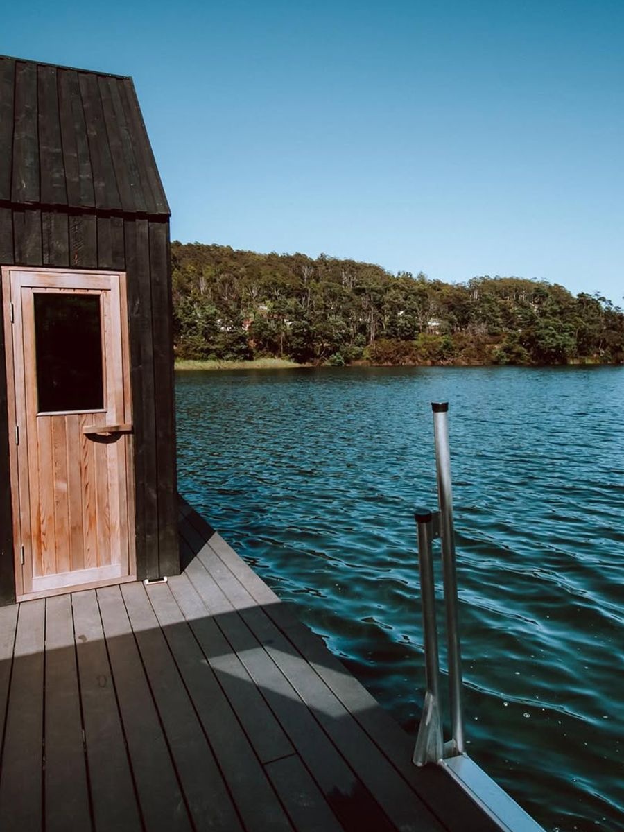 The Floating Sauna Tasmania Australia The Nod