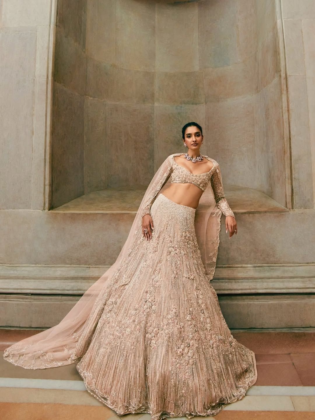 A Gaurav Gupta bridal lehenga from the summer bridal collection